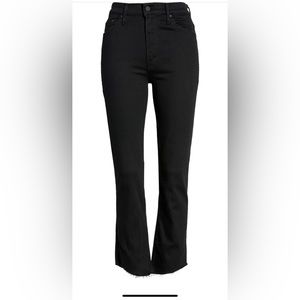 Mother The Insider cropped jeans, size 28, black